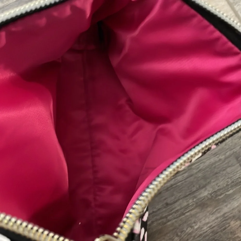 Victoria's Secret Leopard Animal Print Makeup Pouch Case Ziptop